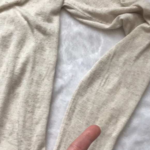 Pilcro and The Letterpress Rayon, Linen Open Back Button Front‎ Cardigan Small - Picture 5 of 11